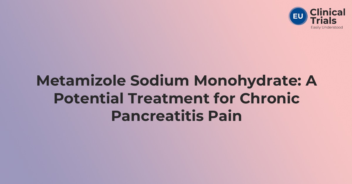 Metamizole Sodium Monohydrate – Application in Therapy and Current ...