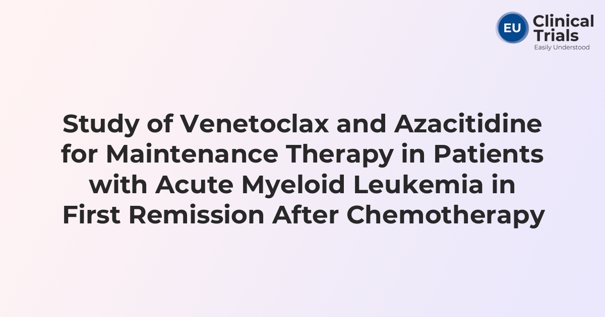 Illustration of Maintenance Therapy Leukemia Clinical Trials